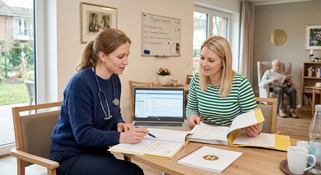 Direkter Austausch Pflegeheim-Versorgung